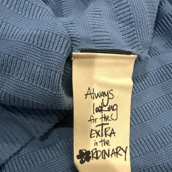 Ted Baker Men UK6 London Sky Blue Crewneck Sweater - Picture 6 of 7